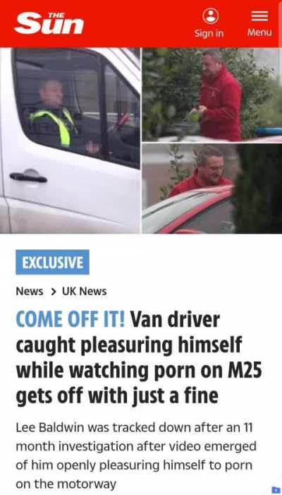 I'm driving and I'm speeding 