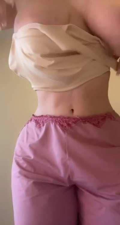 Love taking off my sports bra