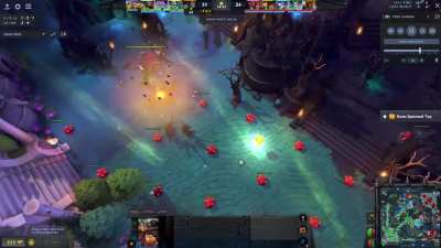 DOTA 7.38 Techies River Bombs Roshan 100 to 0