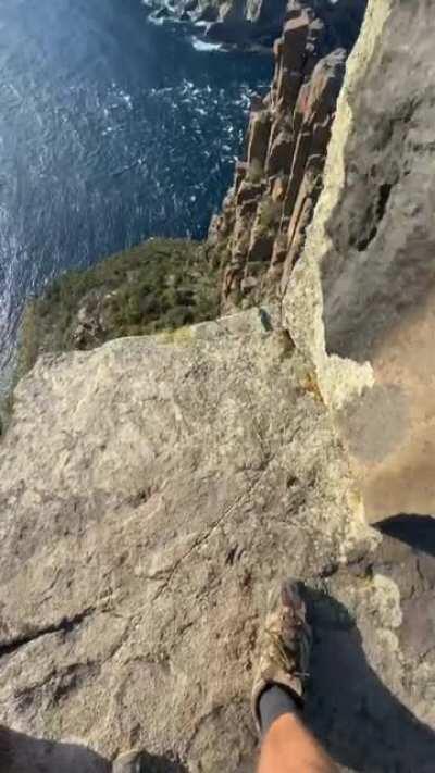 That wedged rock............