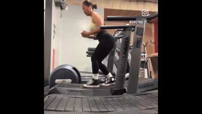 BBCAN11 Santina in the gym part 1