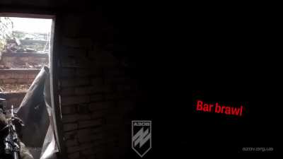 Ukrainian AZOV captures russian soldier after he was abandoned by his squadmates