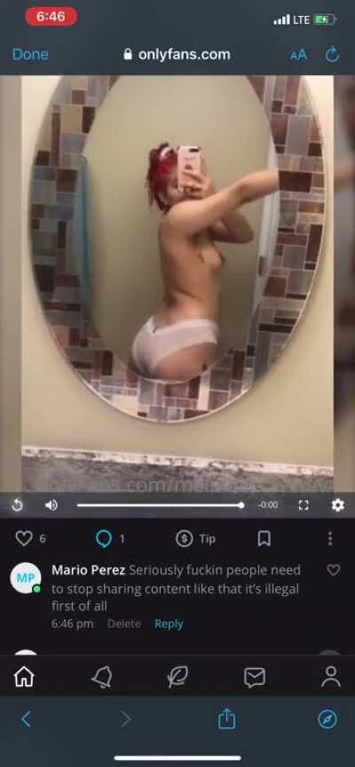 When she had onlyfans I saved it one time enjoy