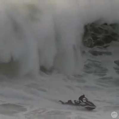 Rescue from the Giant wave..