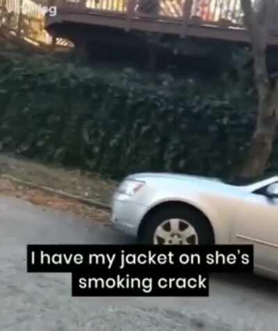 Let him do his job lady!