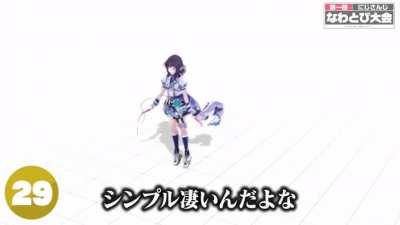 Aiba Uiha Destroy Nijisanji Jump Rope Contest by sheer power