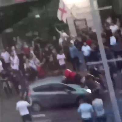 To stop a moving car