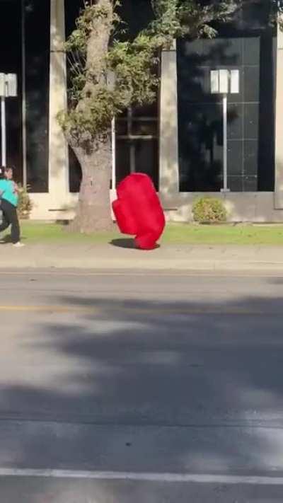 When you go as among us for Halloween