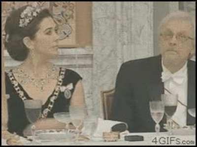 Guy attempts to peek at the princess's tits in Denmark