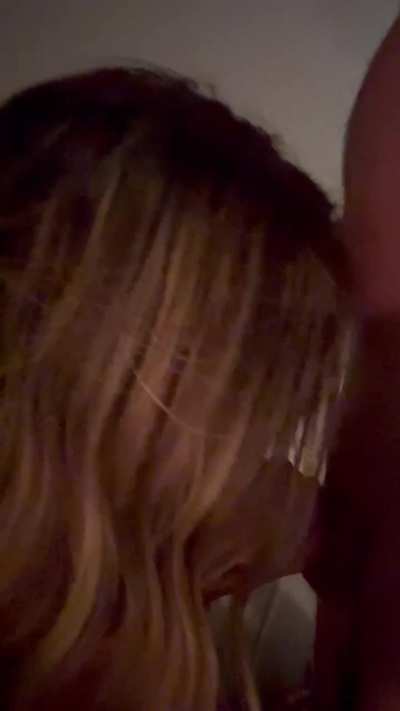 He loves how I suck his cock