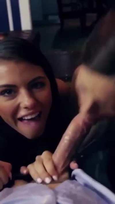 sharing a dick with Kissa Sins