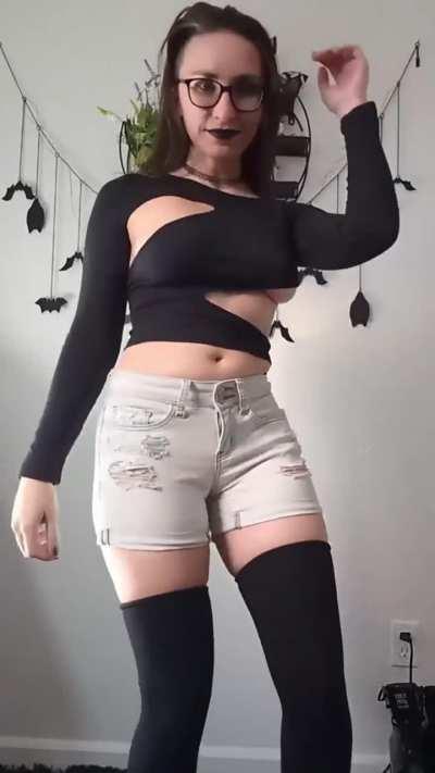 Hole cut, see through, shirts that make you ~