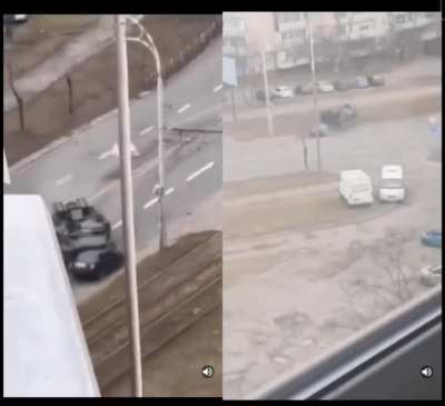 Two different angles of very sad situation.