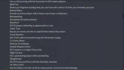 Time to get every achievement