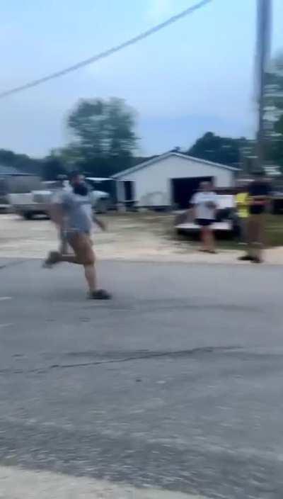 HMB while I challenge a kid in a foot race to the ER