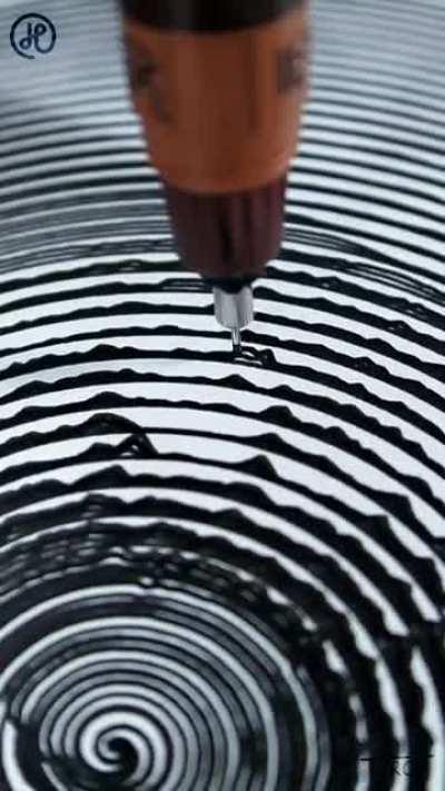 mesmerizing spiral art