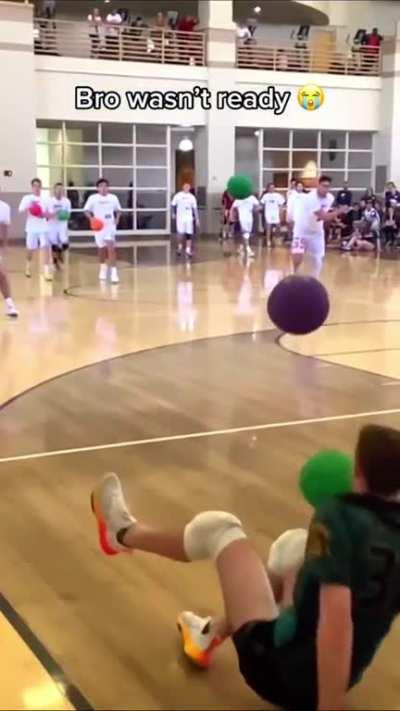 To dodge the balls…