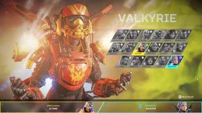 The cool unique intro animation for Valkyrie's 