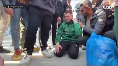 Gazan ICU nurse released from prison is told that his wife and daughter were killed