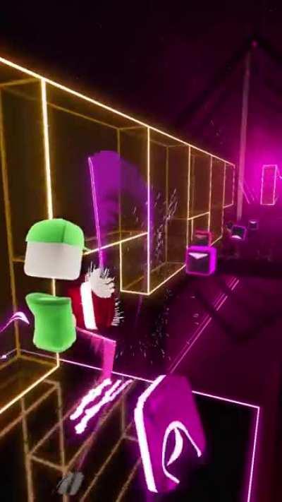 Mariah Carey has a mental breakdown in Beat Saber