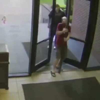 He saw something he liked down there on the curbside.