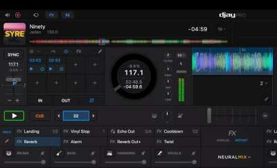 Ninety looped and slowed