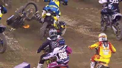 Ivan Tedesco Dragged by Legs Across Track