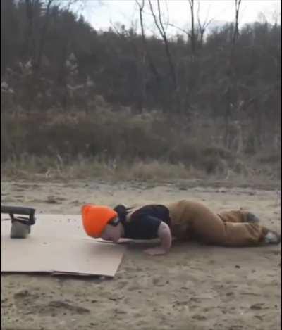 Gave a little recoil