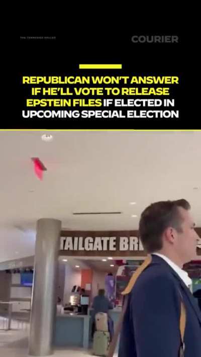 Republican Matt Van Epps gets confronted and refuses to answer whether he will vote to release the Epstein files