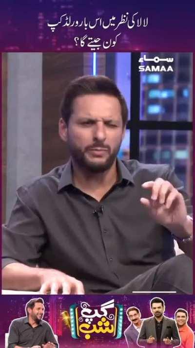 Delusional Afridi