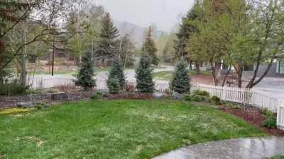 Hail and Rain - Park City, UT 5-17-21