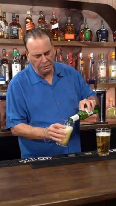 Drinking beer the right way