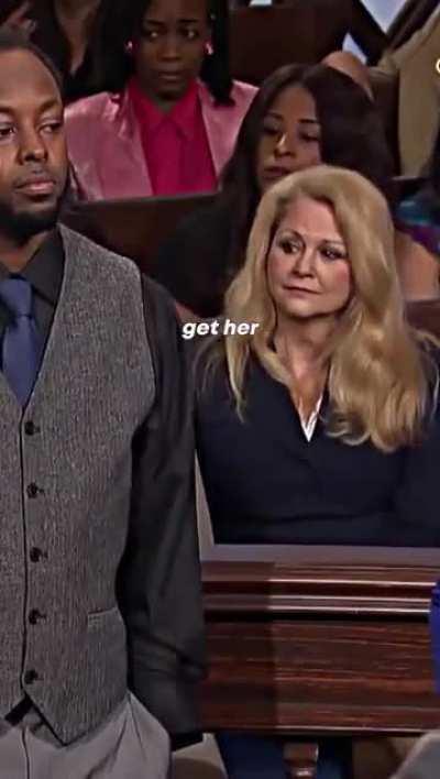 WHY TF ARE THEY CONSOLING THE WOMAN?