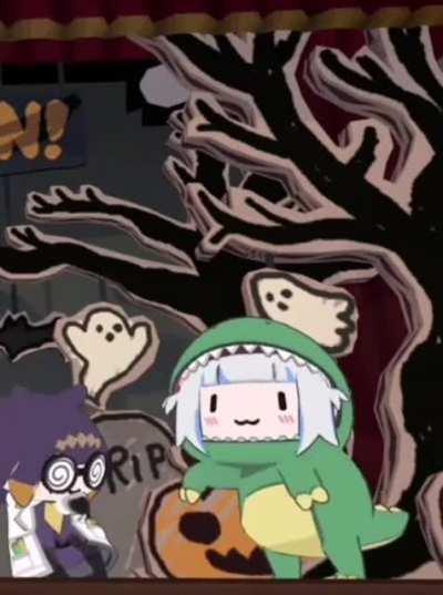 Rawr Gura being cute for 20 seconds