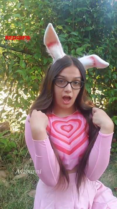 Horny bunny girl wants you