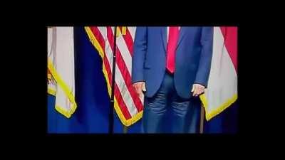 Trump Wearing His Pants Backward