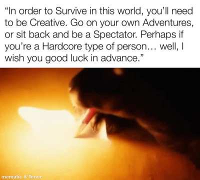 Hope they say this in the Minecraft movie