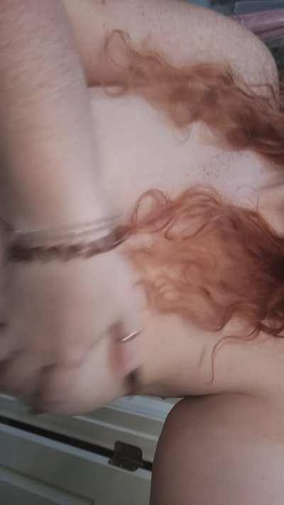 Will you play with my tits while I bounce on your lap? 💟