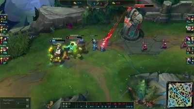 I executed a Tahm Kench inside of his ulti