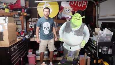 John with the Riddler: