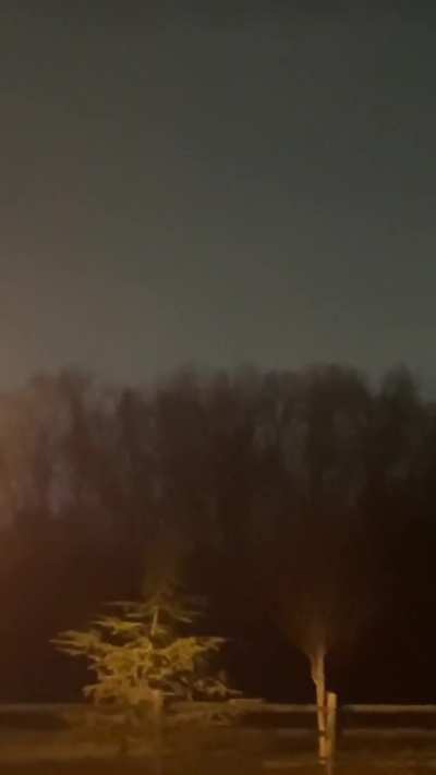 Orbs seen last night in Maryland. Weird black thing coming off of it