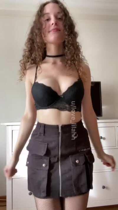 Every time I jump a piece of my outfit disappears! :)