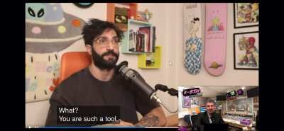 Another example of Ethan making sexual comments about his enemies (Anthony from DNW)