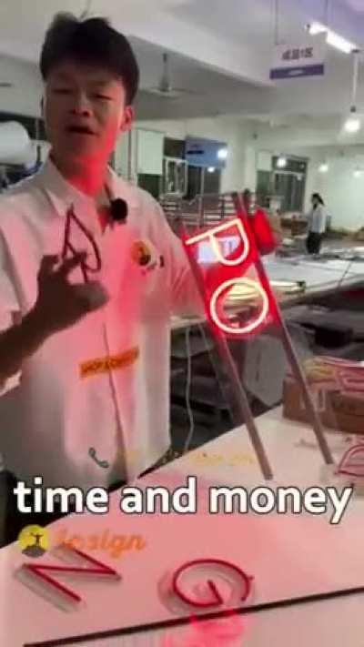 The design is very human