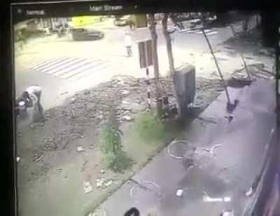 Hope the car is alright.