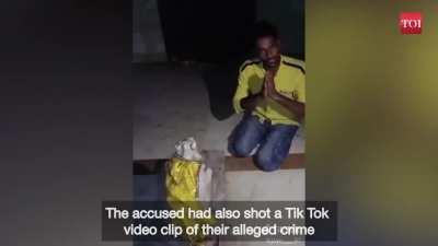 Guy kicks a Idol inside a temple for Tiktok fame; Gets arrested later