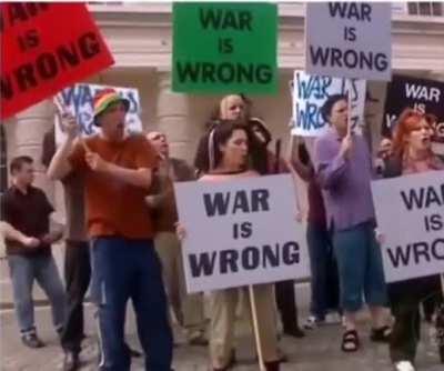 NCD going from peace to warmongering the nanosecond there's a chance of NATO intervention or nuclear war.