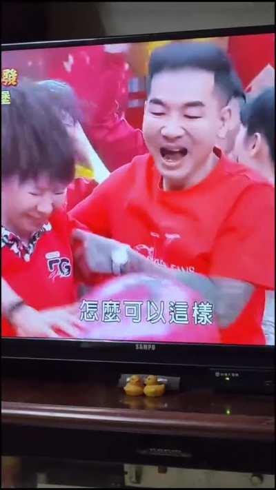 Seeing the struggle was in front of him, why not help a little.