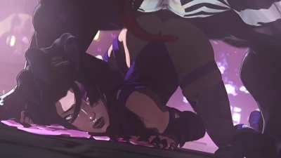 Psylocke Takes 19 inches of Venom [Marvel Rivals] (Nagoonimation)