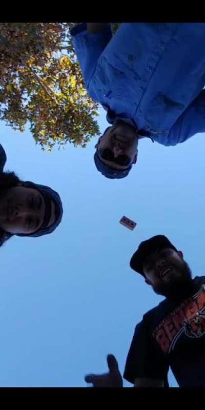 What could go wrong throwing bricks in the air